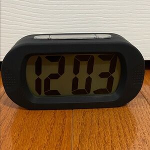 Black Digital Alarm Clock